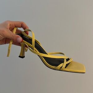 Zara sandals yellow 38 size